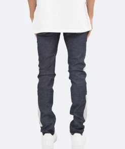 Mnml X199 Skeleton Skinny Denim - Raw Blue