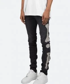 Mnml X199 Skeleton Skinny Denim - Vintage Black
