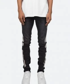 Mnml X199 Skeleton Skinny Denim - Vintage Black