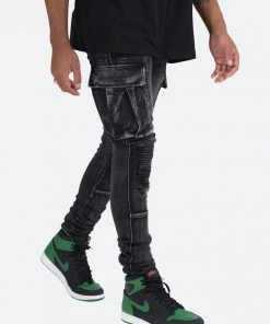 Mnml X288 Cargo Skinny Denim - Black