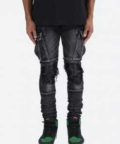 Mnml X288 Cargo Skinny Denim - Black