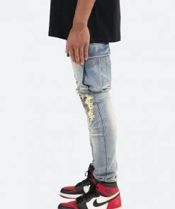Mnml X288 Cargo Skinny Denim - Blue