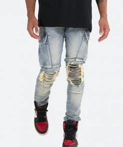 Mnml X288 Cargo Skinny Denim - Blue