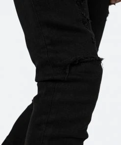 Mnml X Skinny Denim X412 Lava Skinny Denim - Black/Red