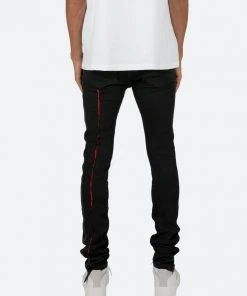 Mnml X Skinny Denim X412 Lava Skinny Denim - Black/Red