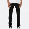 Mnml X Skinny Denim X412 Lava Skinny Denim - Black/Red