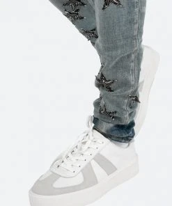 Mnml X Skinny Denim X462 Star Skinny Denim - Blue/Black