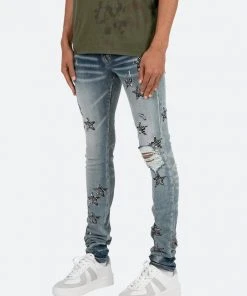 Mnml X Skinny Denim X462 Star Skinny Denim - Blue/Black