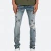 Mnml X Skinny Denim X462 Star Skinny Denim - Blue/Black